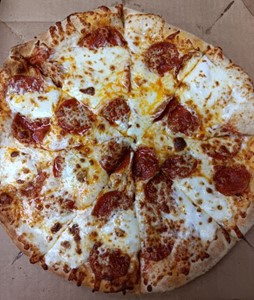 Medium pizza with 2 toppings